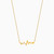 LGN1 - Heartbeat Cubic Zirconia Necklace in 18K Gold - 21005180279-2.jpg