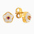 MLE259 - Kids Flower Colored Stones Stud Earrings in 18K Gold - 21051110266-1.jpg