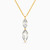 LIN476 - Marquise Clear Stone Necklace in 18K Gold - 111401100015-1.jpg