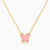 MLN642 - Butterfly Rose Stone Necklace In 18K Gold - 21046110709-1.jpg