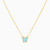 MLN647 - Butterfly Colored Stones Necklace in 18K Gold - 21046110706-3.jpg
