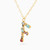 LIN654 - Letter F Colored Stones Necklace in 18K Gold - 111404180135-2.jpg