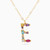 LIN653 - Letter E Colored Stones Necklace in 18K Gold - 111404180134-1.jpg