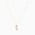 LIN653 - Letter E Colored Stones Necklace in 18K Gold - 111404180134-3.jpg