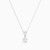MLN679 - Circle Clear Stone Necklace in 18K Gold - 21046030046-2.jpg