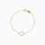 WB62 - Circle Clear Stone Gold Plated Chain Bracelet - A4199-07DP-1.jpg
