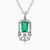 LDN1627 - Rectangle Diamond & Green Stones Necklace in 18K Gold - ENE00022EM-1.jpg