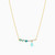 LIN932 - Pear Colored Stones Necklace in 18K Gold - 111404180377-3.jpg