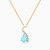 LIN930 - Pear Colored Stones Necklace in 18K Gold - 111404180375-1.jpg