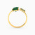 LIR192 - Baguette Green Stones Two headed Ring in 18K Gold - 111104120336-3.jpg