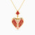 MLN1210 - Heart Diamonds & Enamel Coated Necklace in 18K Gold - 21046111072-1.jpg