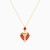 MLN1210 - Heart Diamonds & Enamel Coated Necklace In 18K Gold - 21046111072-3.jpg