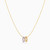 MLN1208 - Circle Rose Stone Necklace in 18K Gold - 21046111069-3.jpg