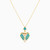 MLN1211 - Heart Diamonds & Enamel Coated Necklace in 18K Gold - 21046111073-3.jpg