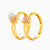 LGR117 - Flower Cubic Zirconia Twin Rings in 21K Gold - 22039110016-1.jpg