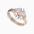 LIR115 - Flower Diamonds Twin Rings in 18K Gold - 111102400048-3.jpg
