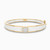 LDB375 - Circle Diamond & Enamel Coated Bangle Bracelet in 18K Gold - CSBG0110AW-YG-1.jpg