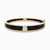 LDB374 - Pear Diamond & Enamel Coated Bangle Bracelet in 18K Gold - CSBG0109PB-YG-1.jpg