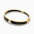 LDB374 - Pear Diamond & Enamel Coated Bangle Bracelet in 18K Gold - CSBG0109PB-YG-2.jpg