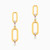 MLE330 - Rectangle Shaped Colored Stones Drop Earrings in 18K Gold - 21051110325-1.jpg
