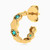 MLE325 - Circle Colored Stones Stud Earrings in 18K Gold - 21051110331-3.jpg