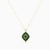 LIN1000 - Arabesque Diamond & Green Stones Necklace in 18K Gold - 111405120098-3.jpg
