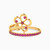 MLR487 - Flower Shaped Rose Stone Statement Ring in 18K Gold - 21048110716-1.jpg