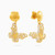 LGE140 - Butterfly Colored Stones Drop Earrings in 21K Gold - 22003600002-1.jpg