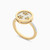 LDR2154 - Circle Diamond & Enamel Coated Ring in 18K Gold - AJR35271A-14-2.jpg