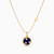 LDN1818 - Circle Diamond & Enamel Coated Necklace in 18K Gold - AJP11586-4.jpg