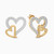 LDE570 - Heart Diamond Stud Earrings in 18K Gold - SAE03581-1.jpg