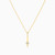 MLN554 - Circle Diamonds Necklace In 18K Gold - PM40-678-3.jpg