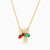 LIN951 - Flower Colored Stones Necklace in 18K Gold - 111413180052-2.jpg