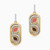 LDE585 - Oval Diamond & Enamel Coated Drop Earrings in 18K Gold - SAE05092-3.jpg