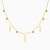 MLN805 - Circle Green Stones Chain Necklace in 18K Gold - 21046110844-1.jpg