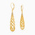 WE177 - Pear Clear Stone Gold Plated Drop Earrings - GE02383A-4.jpg