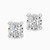 LDE608 - Circle Diamond Stud Earrings in 18K Gold - AJE05986-3.jpg