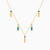 MLN315 - Baguette Colored Stones Necklace in 18K Gold - 21046030076-3.jpg