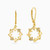 WE187 - Flower Clear Stone Gold Plated Drop Earrings - GE13323A-1.jpg