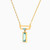 LIN1043 - Baguette Colored Stones Necklace in 18K Gold - 111404150397-3.jpg