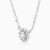 MLN854 - Flower Clear Stone Necklace in 18K Gold - 21046110846-2.jpg
