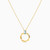 LIN1044 - Circle Colored Stones Necklace in 18K Gold - 111404150398-4.jpg