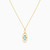 LIN1040 - Oval Colored Stones Necklace in 18K Gold - 111404150394-4.jpg