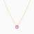 LIN777 - Circle Purple Stone Necklace in 18K Gold - 111404160343-3.jpg