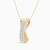 LDE626 - X Shaped Diamond Pendant with 18K Gold Chain - SAP04853-2.jpg
