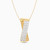 LDE626 - X Shaped Diamond Pendant with 18K Gold Chain - SAP04853-1.jpg
