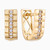 LGE163 - Textured Cubic Zirconia Hoop Earrings in 21K Gold - 92003110004-1.jpg