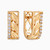 LGE160 - Textured Cubic Zirconia Hoop Earrings in 21K Gold - 92003110001-1.jpg
