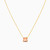 MLN70 - Square Colored Stones Necklace In 18K Gold - 21046110732-3.jpg