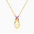 LIN1110 - Oval Colored Stones Necklace in 18K Gold - 111404180440-1.jpg